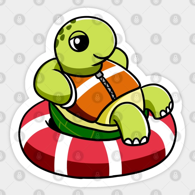 Lazy Turtle Sticker by WildSloths